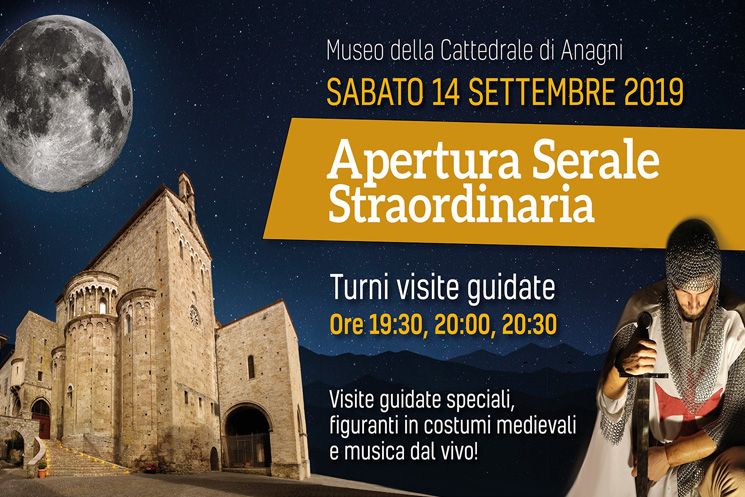 Apertura serale straordinaria Museo della Cattedrale di Anagni