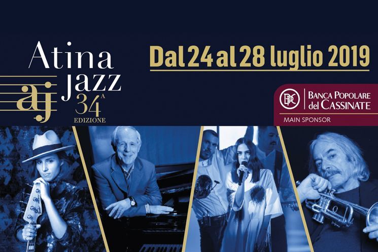 Atina Jazz Festival 34ª edizione: Atina dal 24 al 28 Luglio 2019