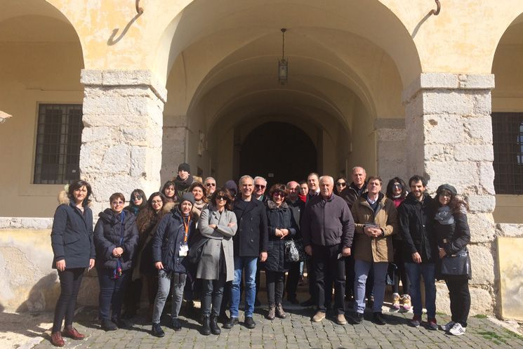 La Certosa di Trisulti a Collepardo, Primavera 2018...Il primo giorno