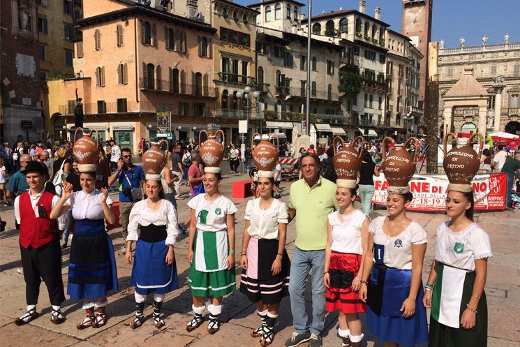 La Corsa della Cannata di Arpino al Tocatì 2018 a Verona