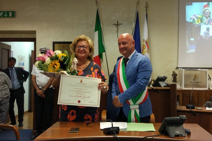 Frosinone, Prefetto Emilia Zarrilli cittadina onoraria.