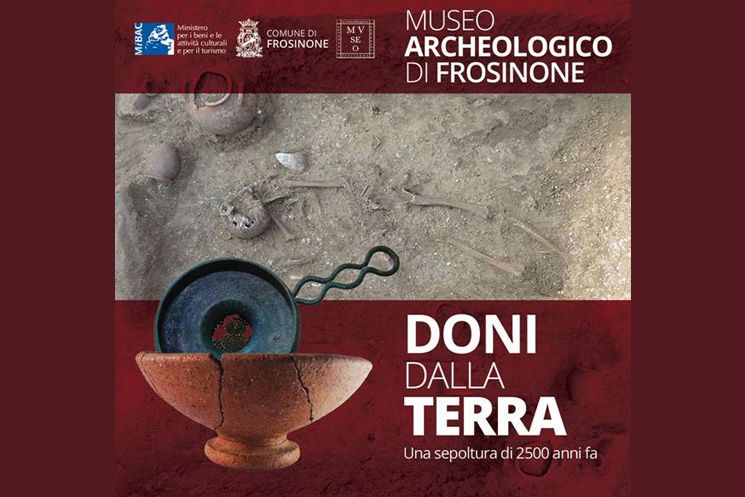 &quot;Doni dalla Terra&quot; una sepoltura di 2500 anni fa al Museo Archeologico di Frosinone